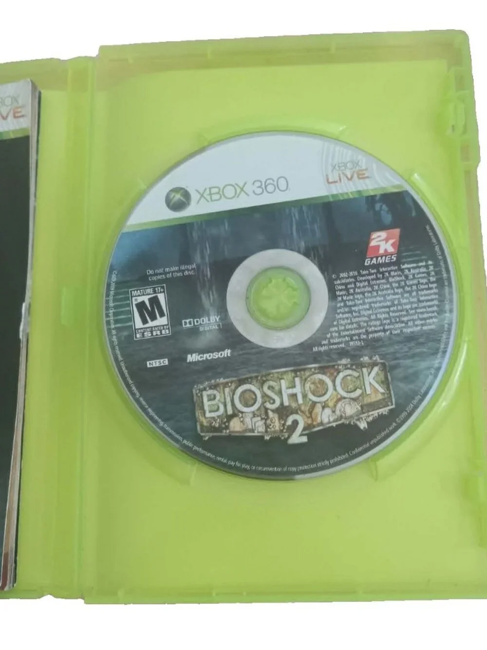 BioShock 2, Xbox 360-